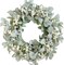 18 Inch Lambs Ear Wreath Spring and Everyday Lambs Leaves White Berries Wreath for Front Door